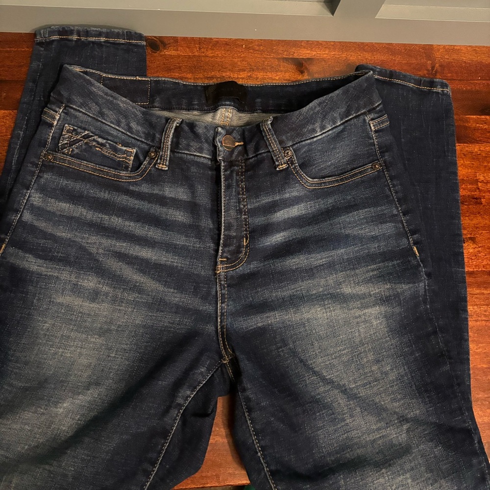 Buckle Black Ankle Skinny Jean